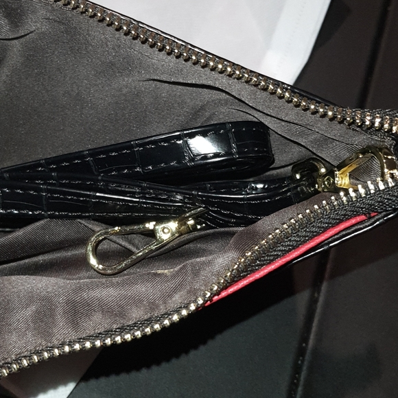 New Duomier Leather Shoulder Wrist Purse - Picture 7 of 8